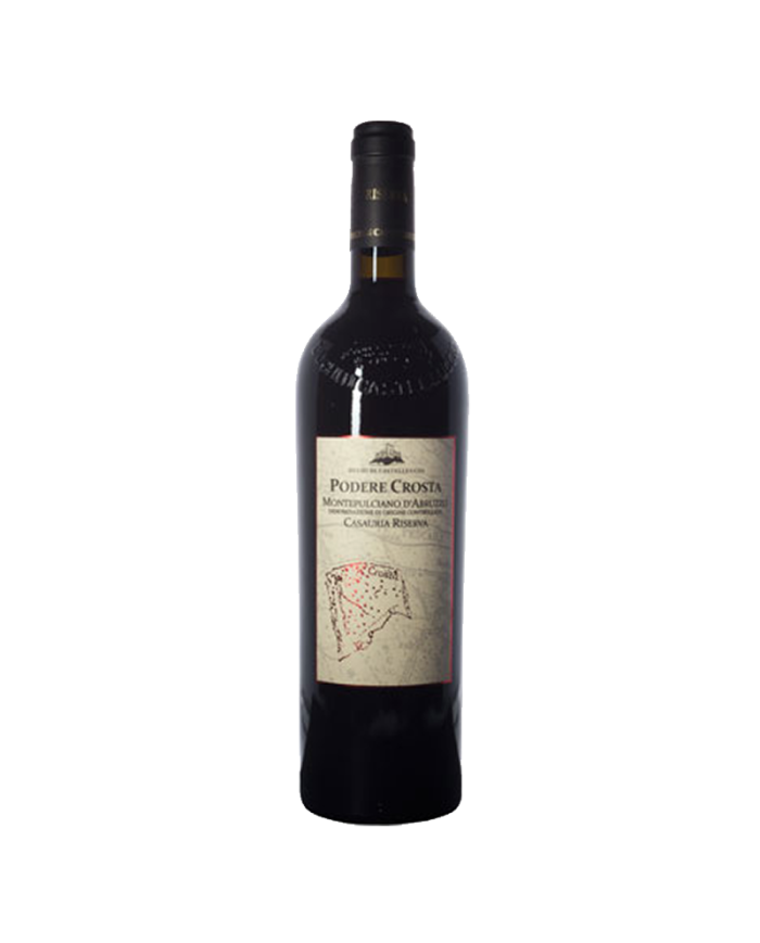 Rode wijnen  Podere Crosta Montepulciano D’Abruzzo D.O.C. 2011 - Casauria Riserva Vino Biologico - Duchi di Castelluccio 17,55 € Rode wijnen  Podere Crosta Montepulciano D’Abruzzo D.O.C. 2011 - Casauria Riserva Vino Biologico - Duchi di Castelluccio 17,55 €