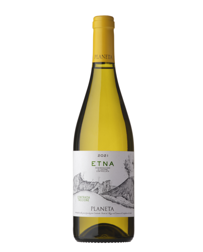 Witte Wijnen  Etna Bianco Contrada Taccione Etna D.O.C. 2022 - Planeta 17,50 €