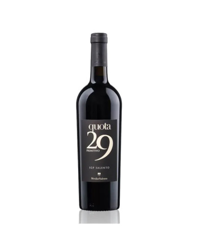 Rode wijnen  Primitivo Quota 29 IGT Salento 2022 – Menhir Salento 8,96 € Rode wijnen  Primitivo Quota 29 IGT Salento 2022 – Menhir Salento 8,96 €