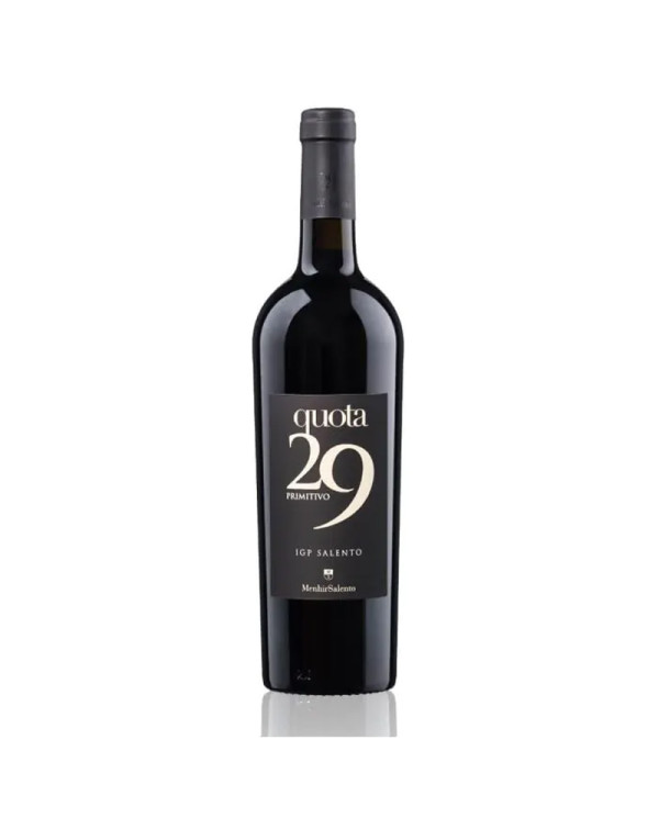 Vini Rossi  Primitivo Quota 29 IGT Salento 2022 – Menhir Salento 8,96 â‚¬ Vini Rossi  Primitivo Quota 29 IGT Salento 2022 – Menhir Salento 8,96 â‚¬