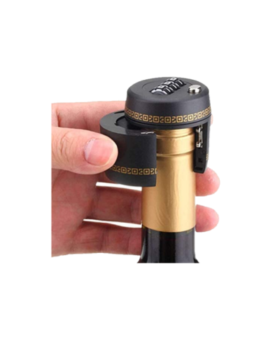 Accessori  Lucchetto a Combinazione per Bottiglia di Liquore Vino Whisky Tappo Superiore Password Serratura con Codice Serrat...