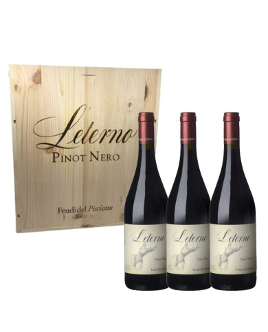 Red Wines  Confezione 3 Annate L'Eterno Pinot Nero 2015 - 2016 - 2019 - Feudi del Pisciotto 126,00 € Red Wines  Confezione 3 Annate L'Eterno Pinot Nero 2015 - 2016 - 2019 - Feudi del Pisciotto 126,00 €