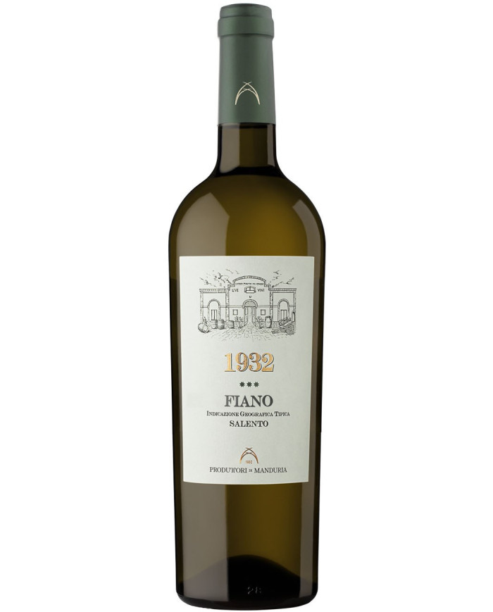 Vini Bianchi  1932 Fiano Salento IGT 2022 - Produttori di Manduria 4,84 € Vini Bianchi  1932 Fiano Salento IGT 2022 - Produttori di Manduria 4,84 €