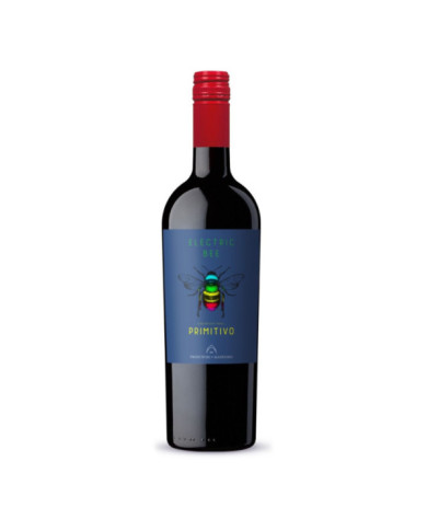Rode wijnen  Electric Bee Primitivo Salento IGT 2022 – Produttori di Manduria 6,30 € Rode wijnen  Electric Bee Primitivo Salento IGT 2022 – Produttori di Manduria 6,30 €
