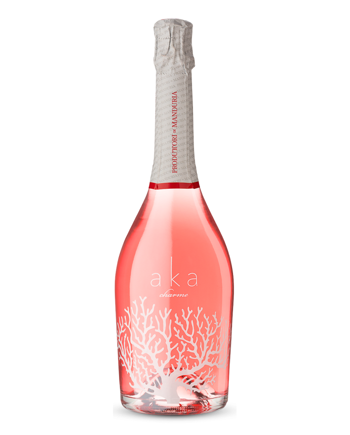 Vini Rosè  Aka Charme Rosato Spumante Brut - Metodo Charmat - Produttori di Manduria 8,00 €