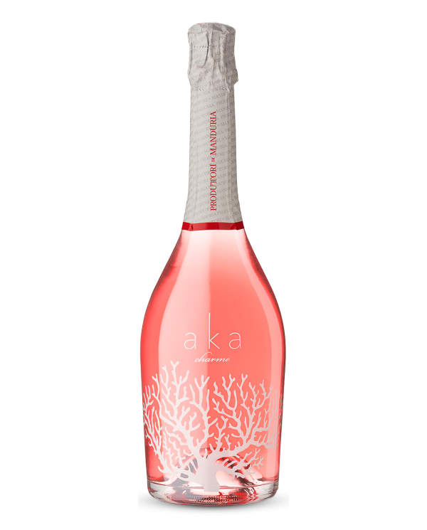 Vini Rosè  Aka Charme Rosato Spumante Brut - Metodo Charmat - Produttori di Manduria 8,00 â‚¬ Vini Rosè  Aka Charme Rosato Spumante Brut - Metodo Charmat - Produttori di Manduria 8,00 â‚¬
