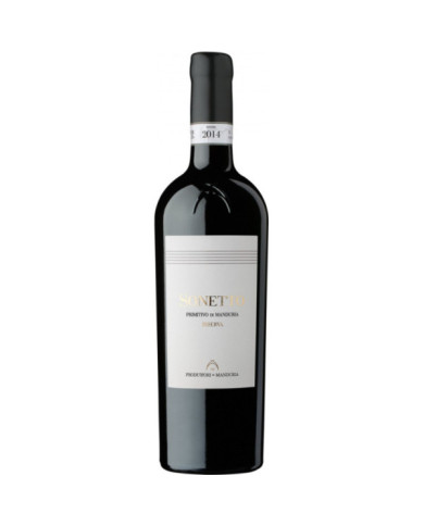 Rode wijnen  Sonetto Primitivo di Manduria DOC Riserva 2017 - Produttori di Manduria 35,45 € Rode wijnen  Sonetto Primitivo di Manduria DOC Riserva 2017 - Produttori di Manduria 35,45 €