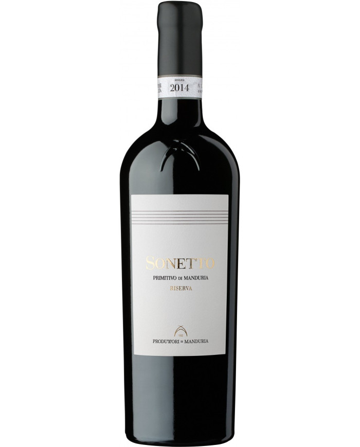 Rode wijnen  Sonetto Primitivo di Manduria DOC Riserva 2017 - Produttori di Manduria 35,45 €