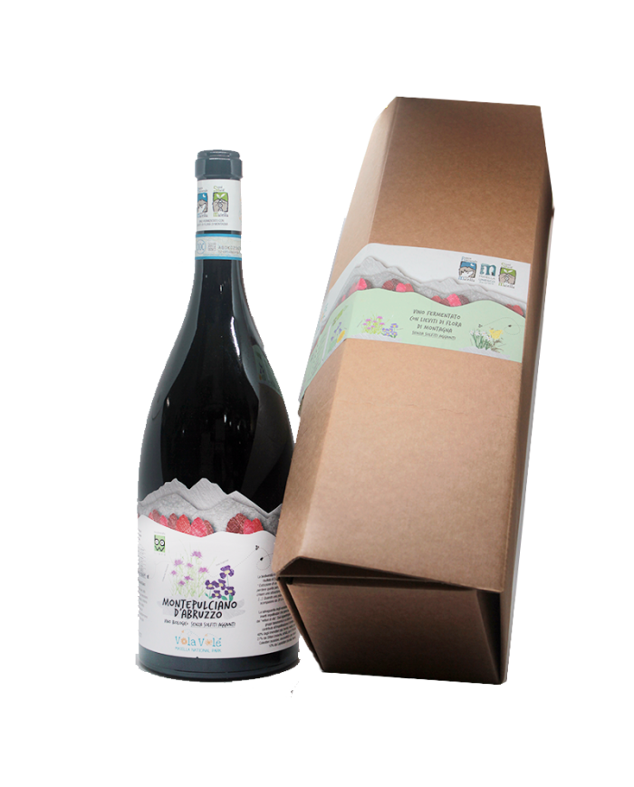 Rode wijnen  Montepulciano D'Abruzzo Bio 2020 Magnum - Vola Volè Majella National Park - Cantina Orsogna 20,90 €