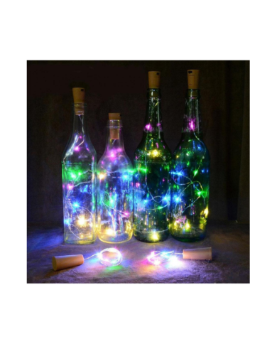 Accessories  Decorazione Ghirlanda Bottiglia di Vino Luci con Tappo In Sughero 1M di Filo di Rame - Luci Multicolore 3,69 â‚¬ Accessories  Decorazione Ghirlanda Bottiglia di Vino Luci con Tappo In Sughero 1M di Filo di Rame - Luci Multicolore 3,69 â‚¬
