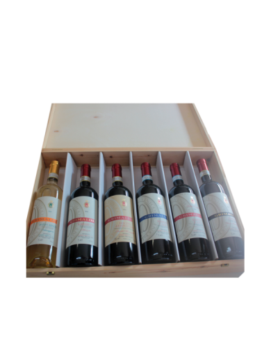 Geschenk-Ideen  Cassetta in legno 6 bottiglie vino - Grimaldi Luigino 112,30 €