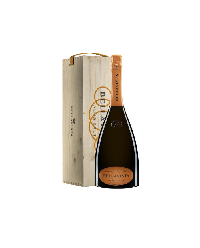 Witte Wijnen  Bellavista Alma Brut Jeroboam Cassa Legno - Bellavista 282,40 €