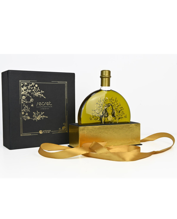 Olio Extravergine di Oliva  Secret Olio extravergine di oliva Limited Edition 500 ml gift box - Evo Embrace 37,87 â‚¬ Olio Extravergine di Oliva  Secret Olio extravergine di oliva Limited Edition 500 ml gift box - Evo Embrace 37,87 â‚¬