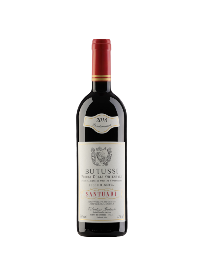 Rode wijnen  Santuari Rosso Riserva Friuli Colli Orientali DOC 2019 - Valentino Butussi 45,08 €