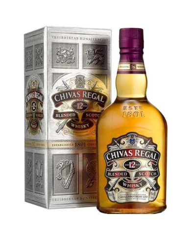 Distillates  Whisky Chivas Regal 12 Years Old Lt.1 40,56 €