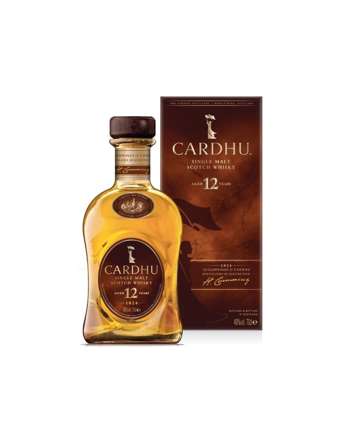 Distillates  Whisky Cardhu Single Malt 12 Years Old Astuccio Cl.70 41,30 €