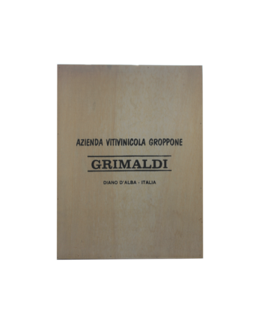 Rode wijnen  Tris di vini Barbera d'alba Roero Arneis Nebbbiolo con cassetta in legno - Grimaldi Luigino 48,36 €