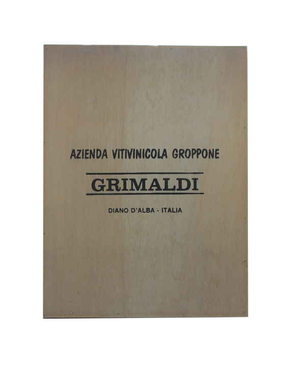 Red Wines  Tris di vini Barbera d'alba Roero Arneis Nebbbiolo con cassetta in legno - Grimaldi Luigino 48,36 â‚¬ Red Wines  Tris di vini Barbera d'alba Roero Arneis Nebbbiolo con cassetta in legno - Grimaldi Luigino 48,36 â‚¬