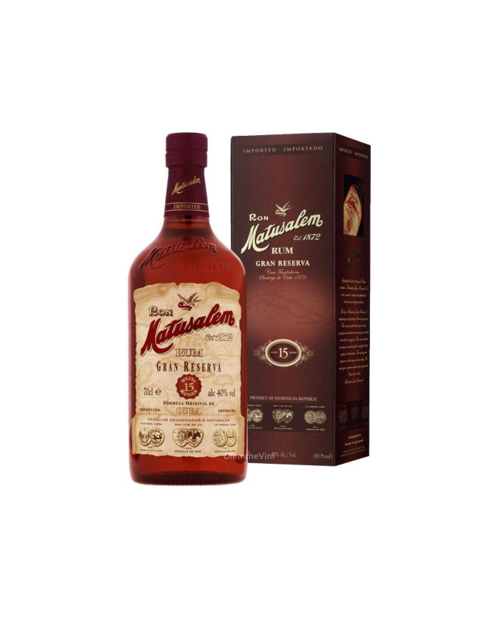 Distillates  Rum Matusalem 15 Years Old Cl.70 32,44 €