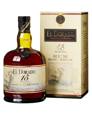 Rum El Dorado 15 Years Old Astuccio Cl.70