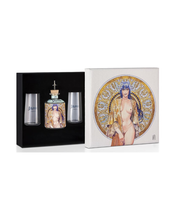 Distillates  Gin J. Rose Blu Luxury Box Cover Quadro Gin Cl.70 JRB02 Con 2 Bicchieri 167,19 €