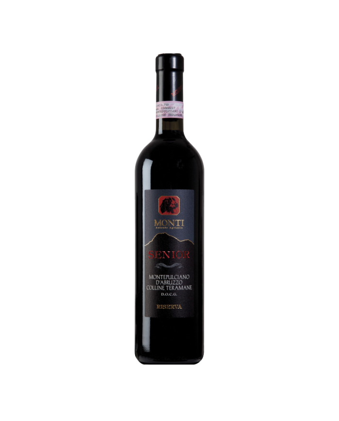 Rode wijnen  Senior Montepulciano d'Abruzzo Colline Teramane D.O.C.G. Riserva 2010 - Monti 18,48 â‚¬ Rode wijnen  Senior Montepulciano d'Abruzzo Colline Teramane D.O.C.G. Riserva 2010 - Monti 18,48 â‚¬