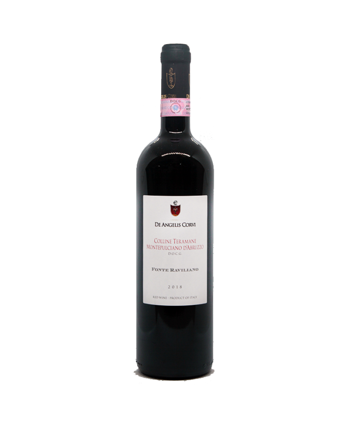 Vini Rossi  Fonte Raviliano Montepulciano D'Abruzzo DOCG 2018 - De Angelis Corvi 12,60 €