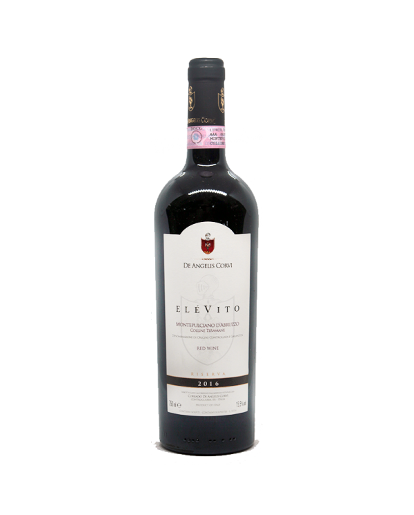 Rode wijnen  Elévito Montepulciano d’Abruzzo Colline Teramane Riserva DOCG 2016 - De Angelis Corvi 21,00 â‚¬ Rode wijnen  Elévito Montepulciano d’Abruzzo Colline Teramane Riserva DOCG 2016 - De Angelis Corvi 21,00 â‚¬