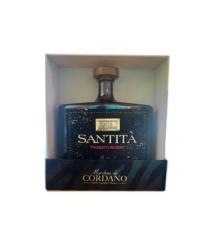 Vini Rossi  SANTITA’ Passito Rosso Colline Pescaresi IGT 2018 Special Edition - Marchesi de Cordano 43,78 â‚¬ Vini Rossi  SANTITA’ Passito Rosso Colline Pescaresi IGT 2018 Special Edition - Marchesi de Cordano 43,78 â‚¬