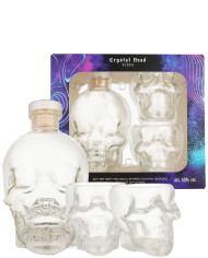 Distillati  Crystal Head Taste Box – 1 Bt Vodka cl 70 + 2 Bicchieri Skull Head in vetro – Kit Degustazione 59,38 €