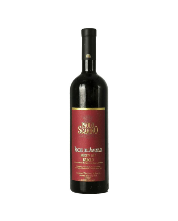 Rode wijnen  Rocche dell'Annunziata Barolo Riserva DOCG 1997 - Paolo Scavino 188,52 â‚¬ Rode wijnen  Rocche dell'Annunziata Barolo Riserva DOCG 1997 - Paolo Scavino 188,52 â‚¬