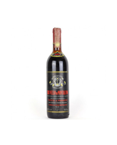 Vini Rossi  Brunello di Montalcino Il Poggione 1982 - Tenuta Il Poggione 86,00 €