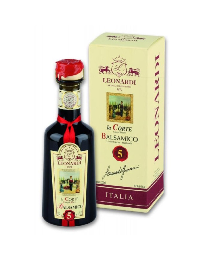 Aceto  Condimento Balsamico La Corte Serie 5 250ml - Acetaia Leonardi 17,80 â‚¬ Aceto  Condimento Balsamico La Corte Serie 5 250ml - Acetaia Leonardi 17,80 â‚¬