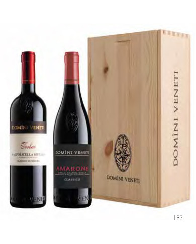 Rode wijnen  Confezione 2 btg Torbae Ripasso, Amarone Classico - Domini Veneti 47,19 € Rode wijnen  Confezione 2 btg Torbae Ripasso, Amarone Classico - Domini Veneti 47,19 €