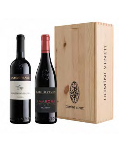 Rode wijnen  Confezione Amarone - 2 Btg Amarone Or’Jago, Amarone Classico - Domini Veneti 75,40 € Rode wijnen  Confezione Amarone - 2 Btg Amarone Or’Jago, Amarone Classico - Domini Veneti 75,40 €