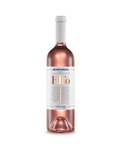 Vini Rosè  Elfo Negroamaro Rosato Salento IGP 2023- Apollonio 7,78 € Vini Rosè  Elfo Negroamaro Rosato Salento IGP 2023- Apollonio 7,78 €