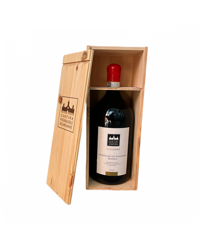 Rode wijnen  Roggiano Riserva Morellino di Scansano DOCG 2020 Doppio Magnum - Cantina Vignaioli del Morellino di Scansano 57,...