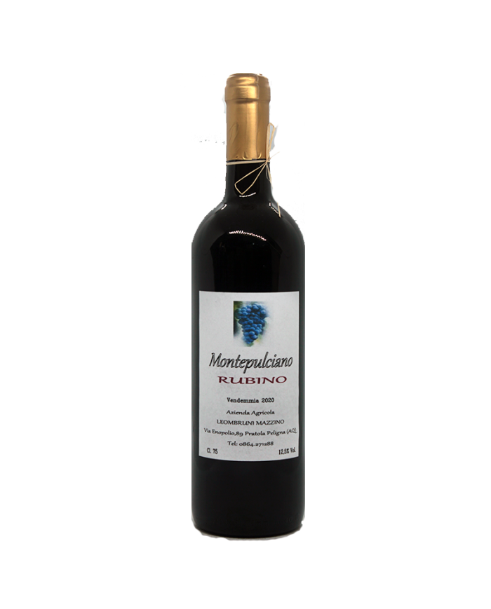 Vini Rossi  Montepulciano Rubino 2020 - Leombruni Mazzino 5,57 €