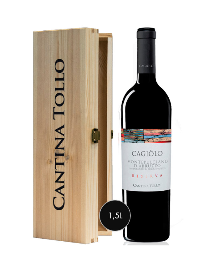 Rode wijnen  Cagiòlo Montepulciano D’Abruzzo Dop Riserva 2013 Magnum -Cantina Tollo 34,00 â‚¬ Rode wijnen  Cagiòlo Montepulciano D’Abruzzo Dop Riserva 2013 Magnum -Cantina Tollo 34,00 â‚¬