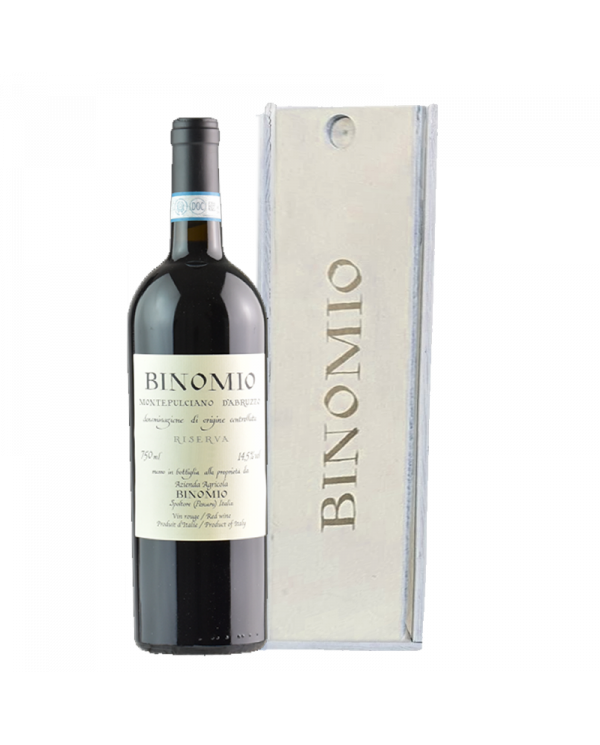 Rode wijnen  Binomio Montepulciano d'Abruzzo Riserva 2019 Magnum - La Valentina 70,00 â‚¬ Rode wijnen  Binomio Montepulciano d'Abruzzo Riserva 2019 Magnum - La Valentina 70,00 â‚¬