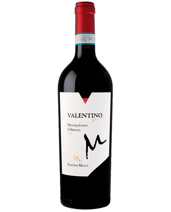 Rode wijnen  Valentino Montepulciano d’Abruzzo DOC 2022 - Cantine Mucci 9,80 â‚¬ Rode wijnen  Valentino Montepulciano d’Abruzzo DOC 2022 - Cantine Mucci 9,80 â‚¬