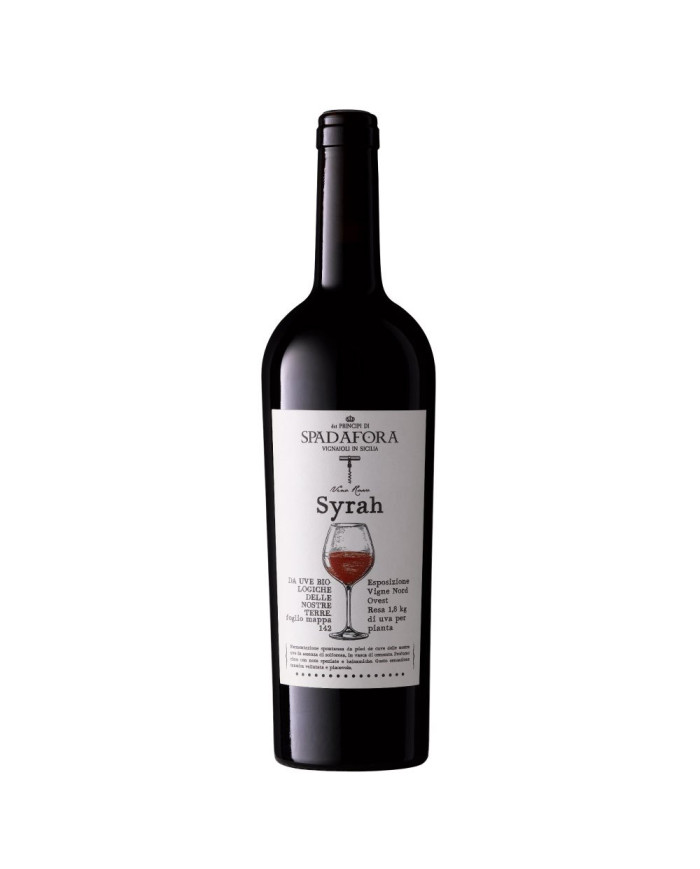 Rode wijnen  Syrah Rosso IGP Bio 2022 - Dei Principi di Spadafora 12,38 €