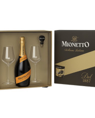 Vini Spumanti  Confezione regalo Prosecco Mionetto Valdobbiadene Superiore DOCG con 2 bicchieri 16,31 €