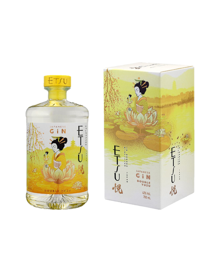 Distillates  Etsu Japanese Gin Double Yuzu - Asahikawa Distillery 40,77 €