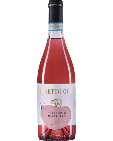 Rosé-Weine  Cerasuolo D'Abruzzo DOP 2024 Orsetto Oro - Casal Thaulero 8,20 € Rosé-Weine  Cerasuolo D'Abruzzo DOP 2024 Orsetto Oro - Casal Thaulero 8,20 €