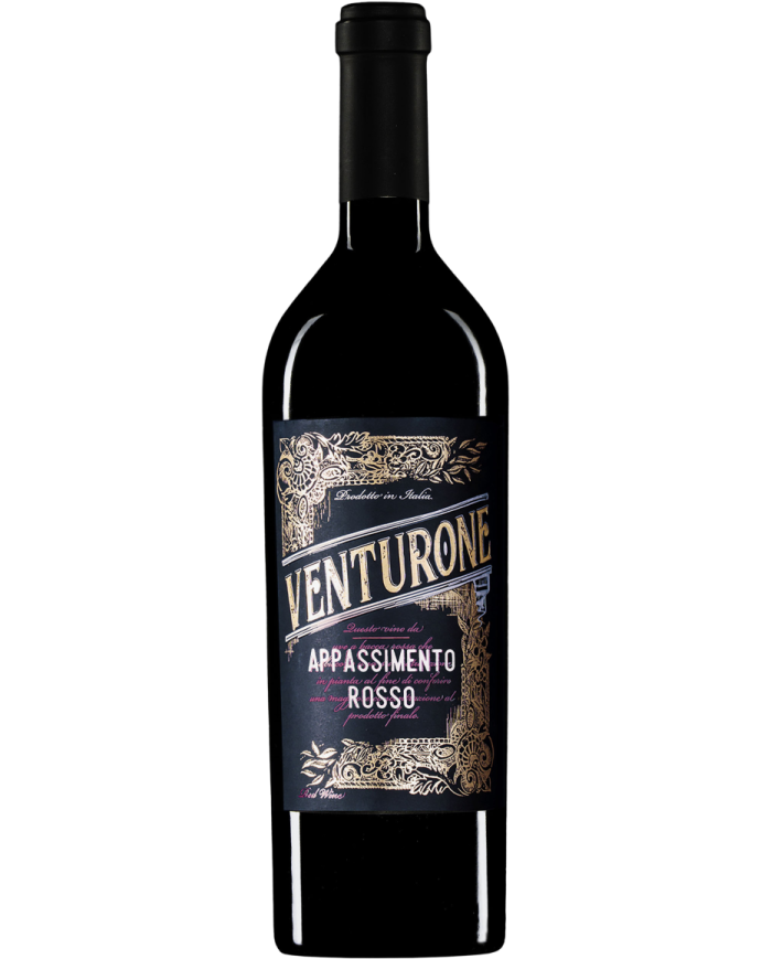 Vini Rossi  Venturone Appassimento Rosso etichetta nera - Codice Citra 11,90 €