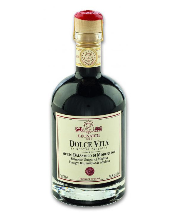 Aceto  Aceto Balsamico di Modena IGP “Dolce Vita” 500 ml - Acetaia Leonardi 15,25 € Aceto  Aceto Balsamico di Modena IGP “Dolce Vita” 500 ml - Acetaia Leonardi 15,25 €
