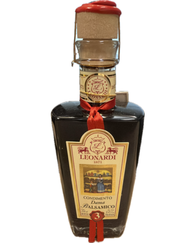 Aceto  Condimento Balsamico ''Dama 3'' 250 ml - Acetaia Leonardi 15,25 € Aceto  Condimento Balsamico ''Dama 3'' 250 ml - Acetaia Leonardi 15,25 €
