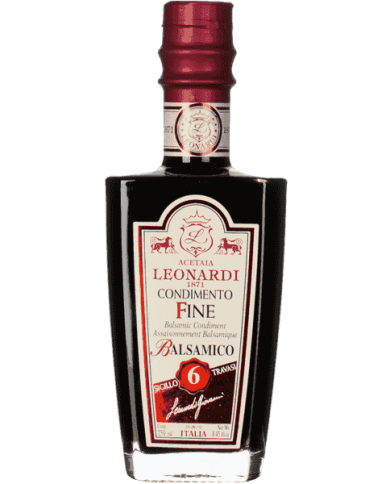 Aceto  Condimento Balsamico Fine Sigillo Rosso 6 travasi 250 ml - Acetaia Leonardi 15,96 € Aceto  Condimento Balsamico Fine Sigillo Rosso 6 travasi 250 ml - Acetaia Leonardi 15,96 €