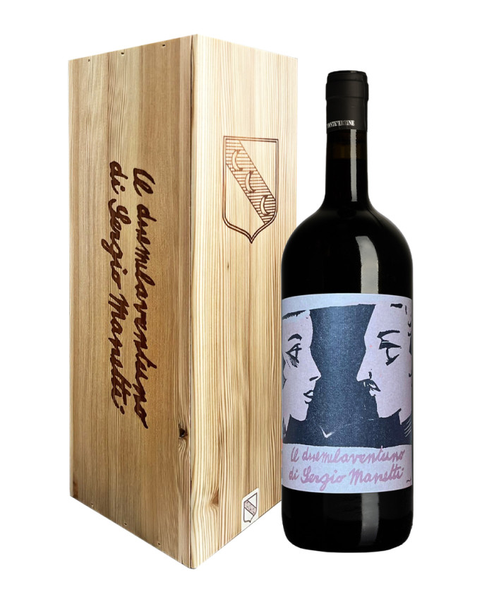 Rode wijnen  il duemilaventuno di Sergio Manetti Toscana Rosso IGT 2021 Magnum - Montevertine 1,00 €
